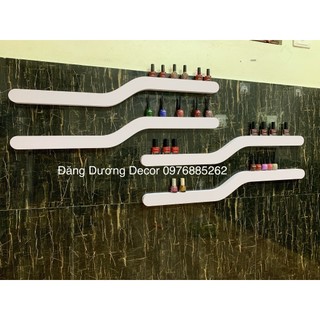 Kệ Nail sóng biển, để sơn móng hoặc trang trí phòng nail-spa