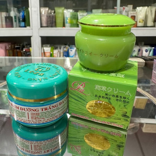 Bộ kem dưỡng trắng da leza và kem hải thảo