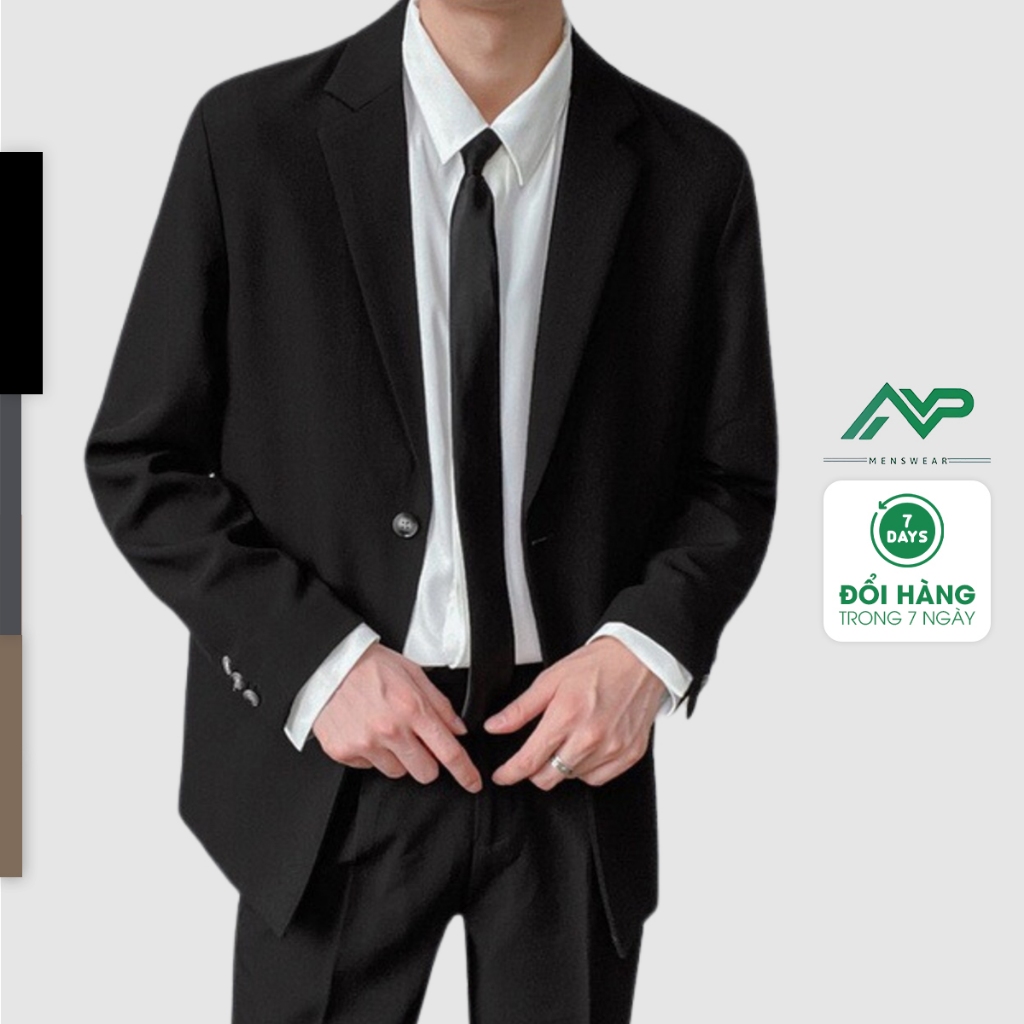 Áo Blazer Nam Dài Form Rộng NPV OFFCIAL phong cách Hàn Quốc trẻ trung cá tính