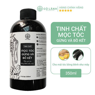 Tinh chất mọc tóc Bồ kết – Gừng thảo dược Cỏ Lành 350ml , kích thích mọc tóc, giảm sơ gãy rụng tóc
