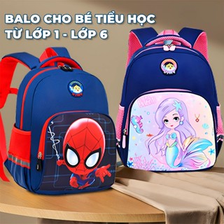 Balo cho bé trai bé gái đi học lớp 1-6 tiểu học,lớp lá 1989KIDS SHOP siêu nhẹ 450gr hình in sắc nét đáng yêu