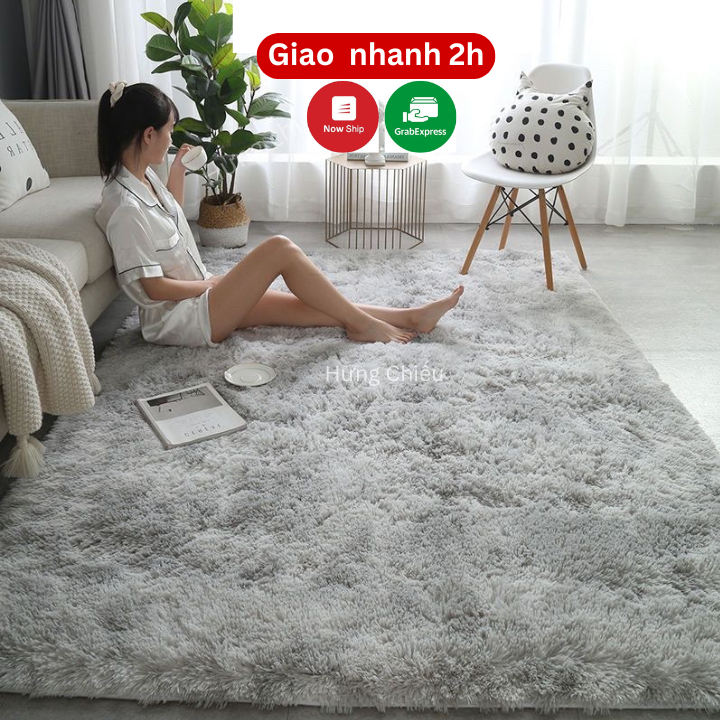 Thảm lông trang trí loang phòng ngủ và bàn trang điểm,nhiều kích thước