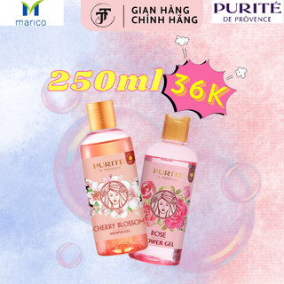 Sữa tắm purité hương anh đào/ hoa hồng 250ml