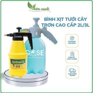 Bình tưới cây, phun lá chăm sóc cây cảnh 2L, 3L bơm tay có 3 chế độ phun tiện lợi