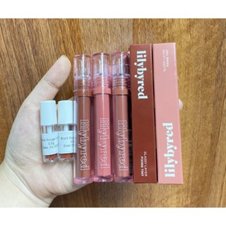   Son chiết  Son tint bóng Lilybyred Glassy Layer Fixing Tint chiết 0,5g và gốc chiết 2g siêu lỳ căng mọng môi 