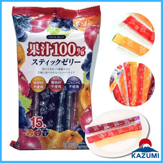 Thạch que 100% nước ép trái cây ribon 245g nhật bản t1/2025