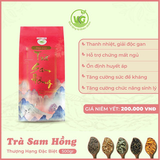 Trà sam hồng đặc biệt đông trùng 500 gram