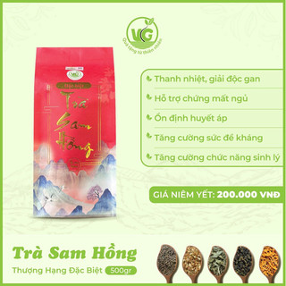  Trà Sam Hồng Thượng Hạng Giúp Ngủ Ngon- Giải Độc Gan- Giảm Mỡ Máu 