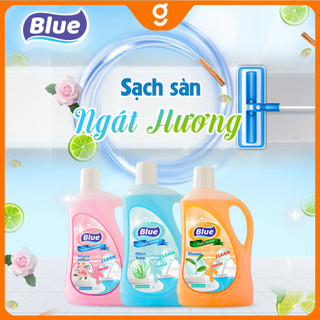 Nước lau sàn BLUE Hàn Quốc chính hãng nước lau nhà chiết xuất tự nhiên hương sả chanh - 1L