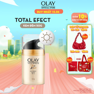 Kem Dưỡng Ẩm Ban Ngày Phục Hồi & Làm Chậm 7 Dấu Hiệu Lão Hóa SPF 15 OLAY TOTAL EFFECTS 50G