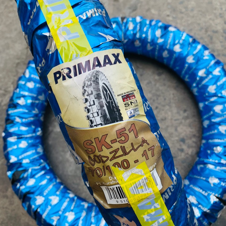(SK51 - 70/100-17) Vỏ xe Primaax hàng chính hãng Indonesia gai SK51 địa hình (Gai cục) size 70/100-1