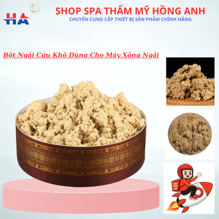 Bột ngải cứu khô, dùng cho máy xông ngải dưỡng sinh, đả thông kinh lạc, liu thông khí huyết.