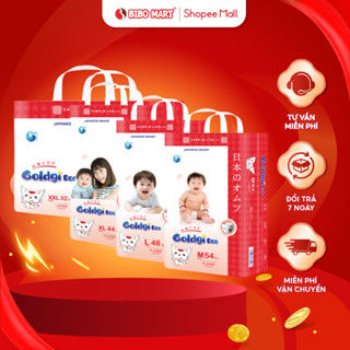 Tã Bỉm Quần Goldgi Eco Nhật Bản Mềm Mại Thấm Hút Tốt Chống Tràn Cho Bé Size M L XL XXL - Bibomart