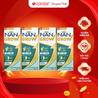 Sữa Pha Sẵn Nan Grow Sữa Dinh Dưỡng Nestlé Bổ Sung Canxi Vitamin D3 Tăng Chiều Cao Cho Bé - Bibomart