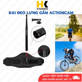 Đai đeo lưng gắn Insta360 One X2 X3 RS góc nhình thứ 3 độc đáo