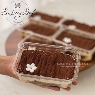 Hộp Pet Đựng Bánh Tiramisu, Red Velvet, Oreo, Cookies (JY1250 | Set 50)