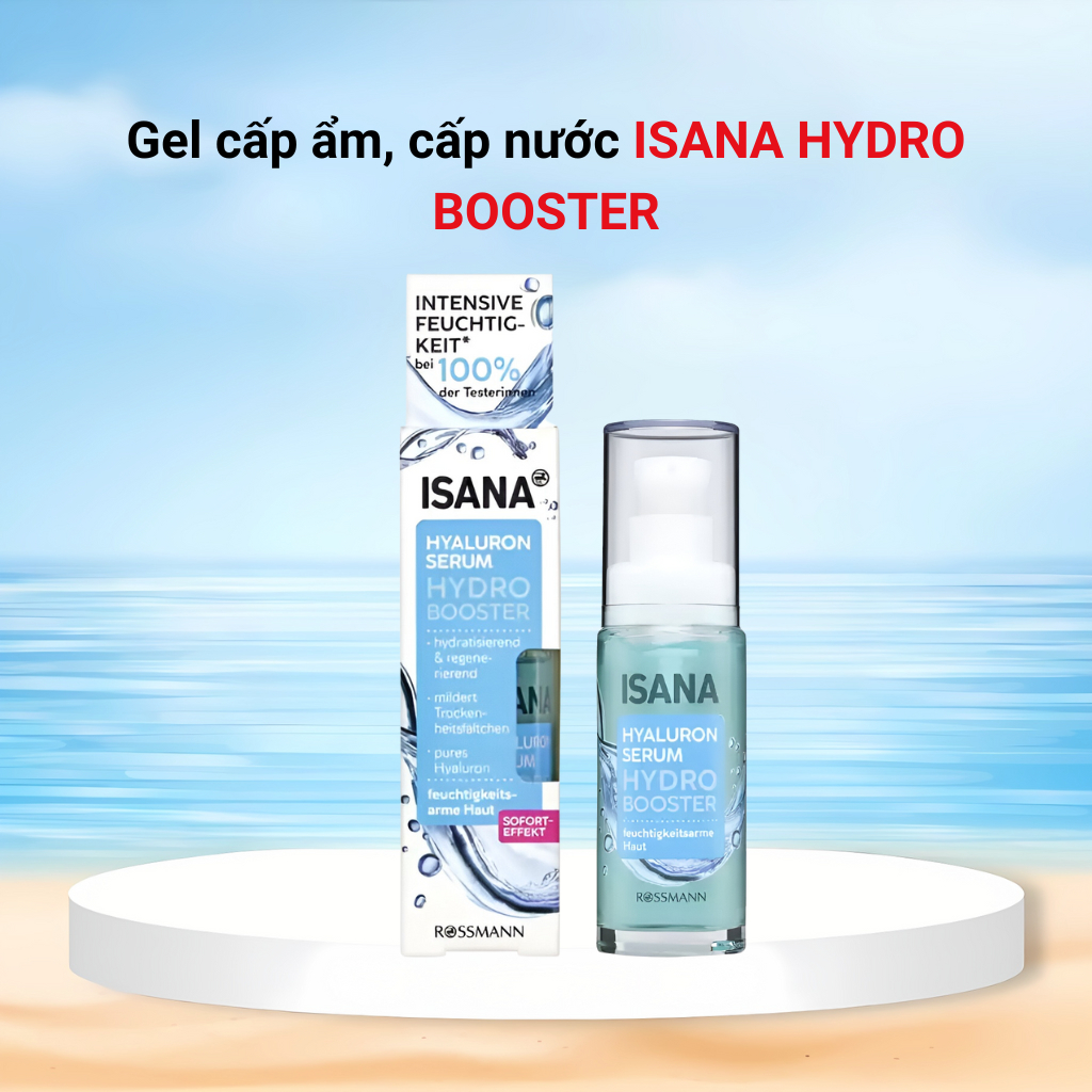 Gel cấp ẩm, cấp nước ISANA HYDRO BOOSTER giúp da hồng hào, căng mịn