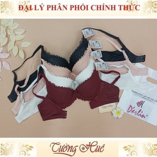 Áo lót nữ darlin có gọng mút mỏng phối ren lưng bảng to sks 328.