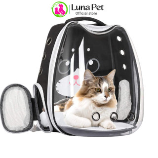 Balo mèo phi hanh gia trong suốt LunaPet BL04 cho chó mèo đi du lịch