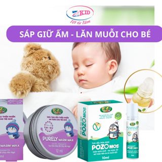 Sáp giữ ấm - lăn chống muỗi cho bé giúp giữ ấm, tránh gió cho bé nằm điều hoà,giảm sưng ngứa do muỗi và côn trùng cắn