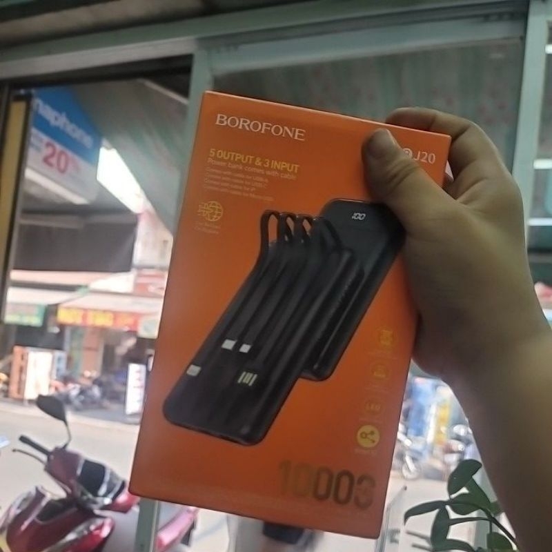 sạc dự phòng borofone j20 10000mAh