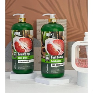 Dầu gội xả Yuki Bưởi Cô Đặc 850ml 2000Ml chống rụng tóc x 3 lần, kích thích mọc tóc và phục hồi tóc mềm mượt