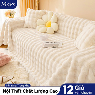 Mars đệm lót ghế sofa,siêu tinh tế lông thỏ sofa đệm-vải lông thỏ dày cao cấp chống trượt ốp vỏ bọc ghế sofa
