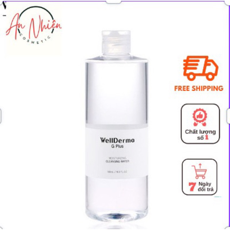 Nước tẩy trang Wellderma G Plus Moisturizing Cleansing Water