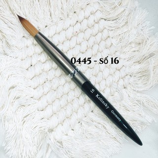 Cọ đắp bột kolinsky số 16 cán nhôm cao cấp 0445