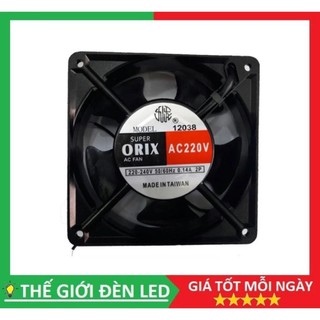 Quạt hút đen thông gió ORIX 220V 15x15cm, 20x20cm