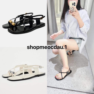 Sandal xỏ ngón zr đính kim loại fullbox