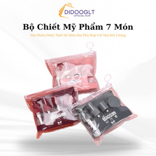 Bộ chiết mỹ phẩm du lịch cao cấp gồm 7 món dụng cụ chiết mini tiện lợi dễ sử dụng ( didooglt )