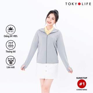 Áo chống nắng nữ SunStop Air mũ liền thoáng khí, mỏng nhẹ TOKYO.LIFE hàng dư