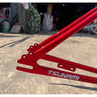(Che mối hàn) Khung Xe đạp Fixed gear/Tendo - Size 52 - Fake Tsunami