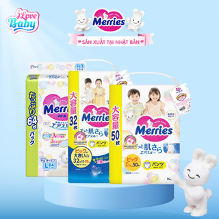 Tả Dán/Quần Merries JUMBO Chính Hãng Kao VN Đủ size M, L, XL, XXL
