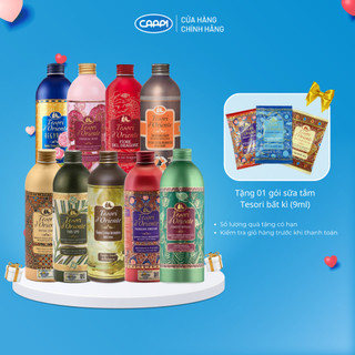 Sữa tắm nước hoa Ý Tesori d'Oriente 250ml-500ml giúp trắng da, dưỡng ẩm hương nước hoa