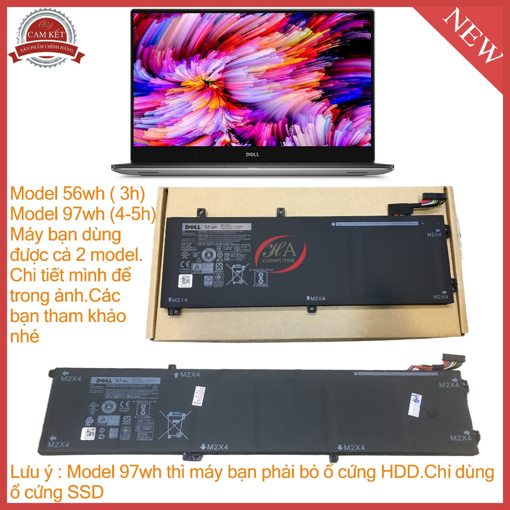 Pin Sạc dell XPS 15 9560