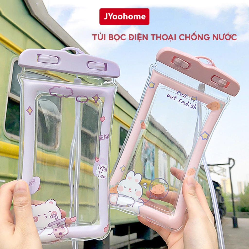 Túi Đựng Điện Thoại Chống Nước JYoohome Có Dây Đeo Bọc Điện Thoại Du Lịch Dã Ngoại Đi Xe