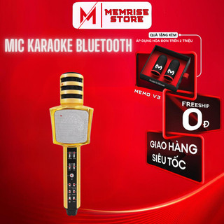 Micro karaoke bluetooth sd17 kèm loa thời thượng âm bass hay - bh thay đổi 1 1