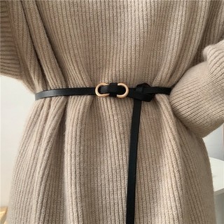 Thắt lưng nữ DN38 dây nịt nữ bảng 1cm dây da PU thời trang