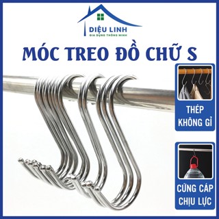  Móc Treo Đồ Chữ S Móc Chữ S Treo Đồ Treo Quần Áo Túi Xách Nhà Tắm Nhà Bếp Dieulinhshop 