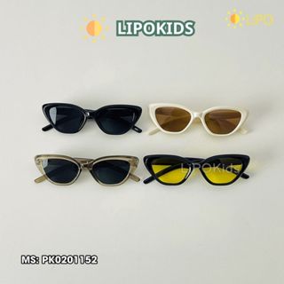 Kính cho bé chống tia UV400/cực tím, Kính mát cho bé từ 2-5 tuổi gọng nhựa dáng mắt mèo PK0201152