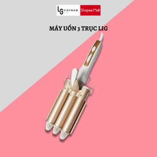 Máy uốn xoăn LIG, làm xoăn bấm sóng nước 3 trục cao cấp - Hàng Chính Hãng Bảo Hành Lỗi 1 đổi 1 Trong 3 tháng
