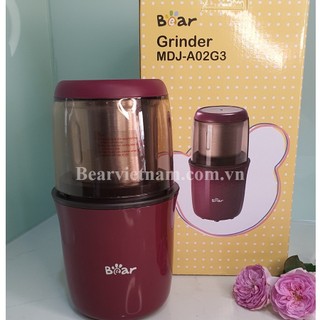 Máy xay bột khô đa năng bear xay cà phê, hạt tiêu, ngũ cốc công suất lớn mdj-a02g3
