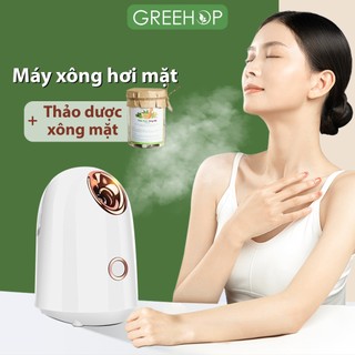 [Combo] Máy xông hơi mặt + thảo dược xông mặt thiên nhiên Greehop