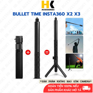 Tay cầm và Gậy kéo dài 1.2m cho Insta360 One X2 X3 X4 tạo hiệu ứng Bullet time