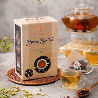 Trà Gạo Lứt Quê Việt 600gr giúp giảm cân, giải độc cơ thể thương hiệu SATOSO