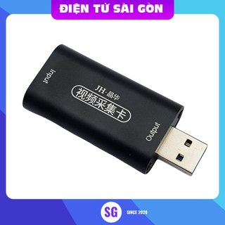 USB Video Capture Live Stream hỗ trợ 4k chuyển đổi HDMI sang USB livestream bằng máy ảnh máy quay