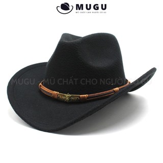 Mũ Cao Bồi CB02 Độc Đáo Và Đẳng Cấp - Mũ Cao Bồi Nỉ Nam Mùa Đông | MUGU
