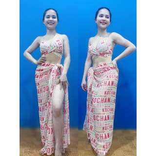 Set Đồ Bơi 3 Món Nữ Bra Khăn Quần